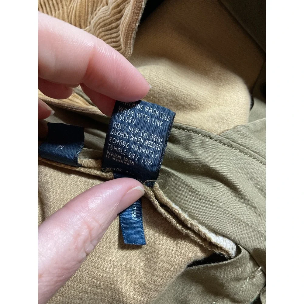 Polo Ralph Lauren Preston Pant 40x31 Tan Corduroy Straight Leg Trousers 1643